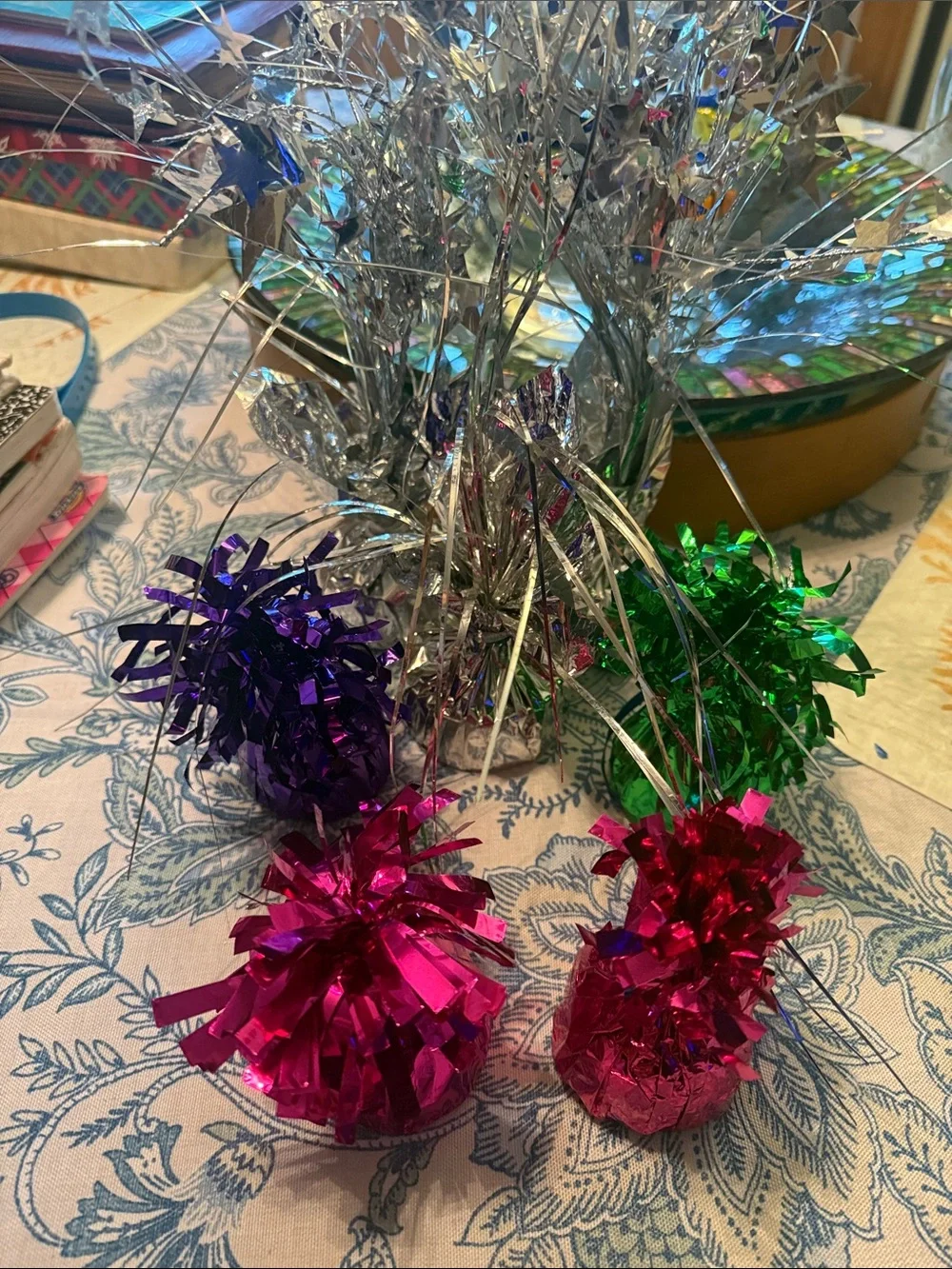 Balloon Weights/ Metallic Table Centerpiece